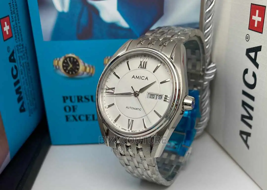 Original AMICA Full Steel Automatic Watch Available in Store