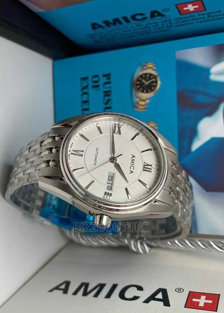 Original AMICA Full Steel Automatic Watch Available in Store