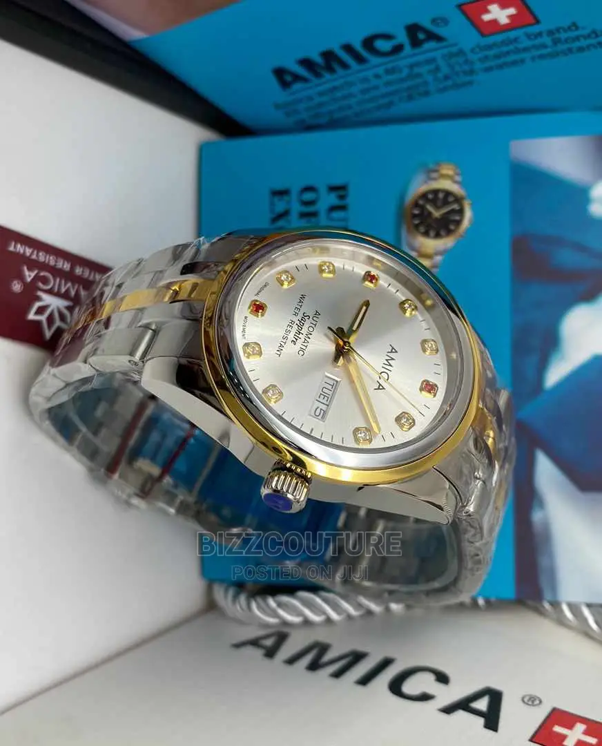 Original AMICA Full Steel Automatic Watch Available in Store