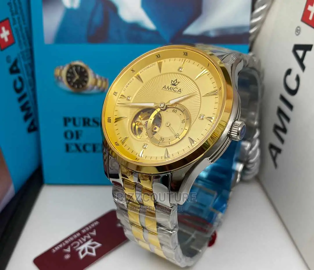 Original AMICA Full Steel Automatic Watch Available in Store