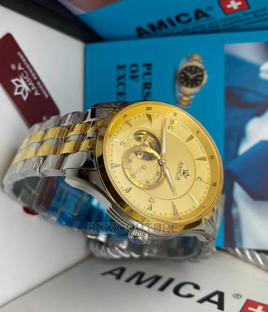 Original AMICA Full Steel Automatic Watch Available in Store