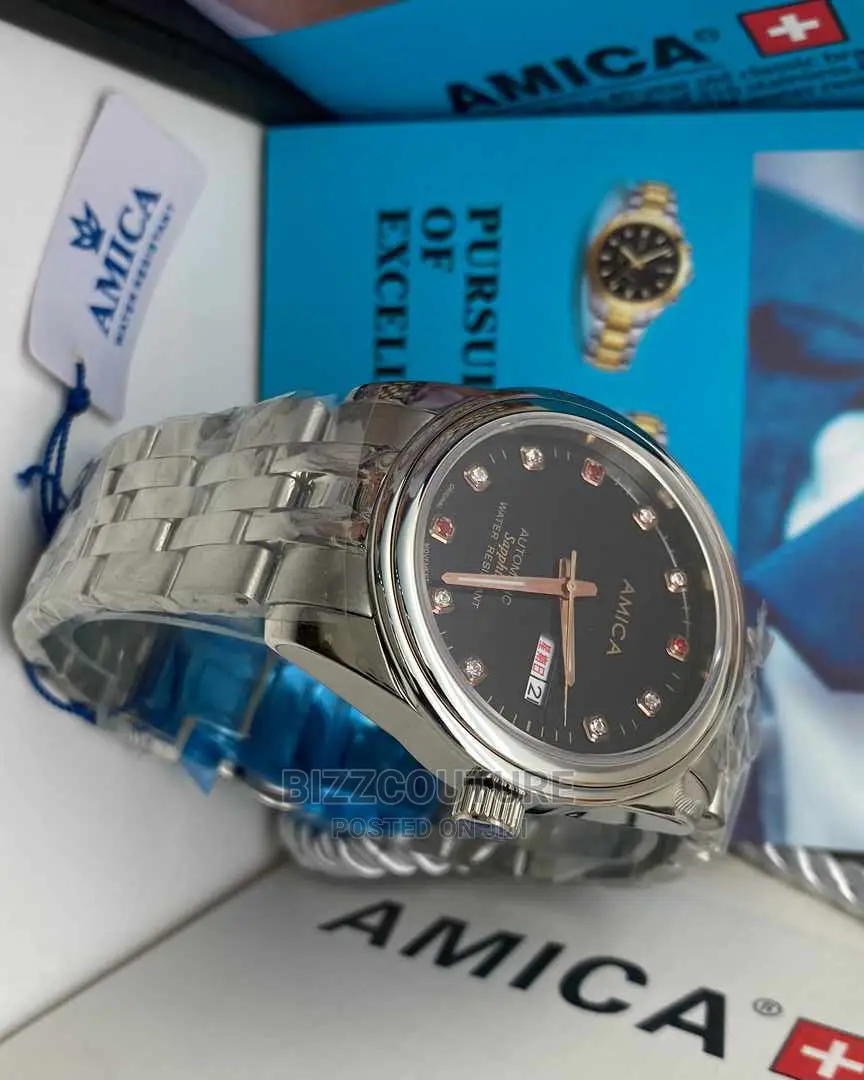 Original AMICA Full Steel Automatic Watch Available in Store