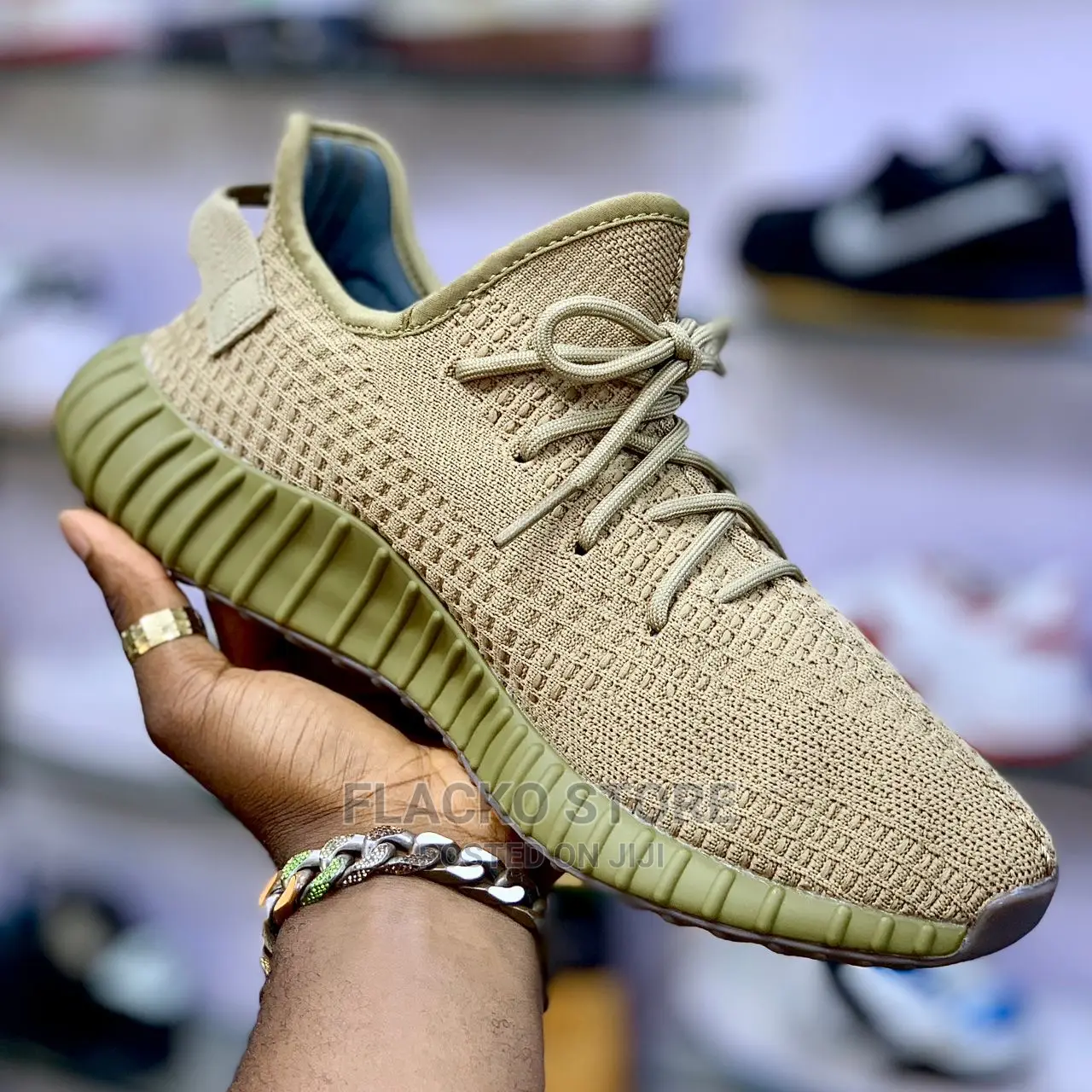Original Adidas Yeezy Boost 350 V2 Earth Brown Sneakers