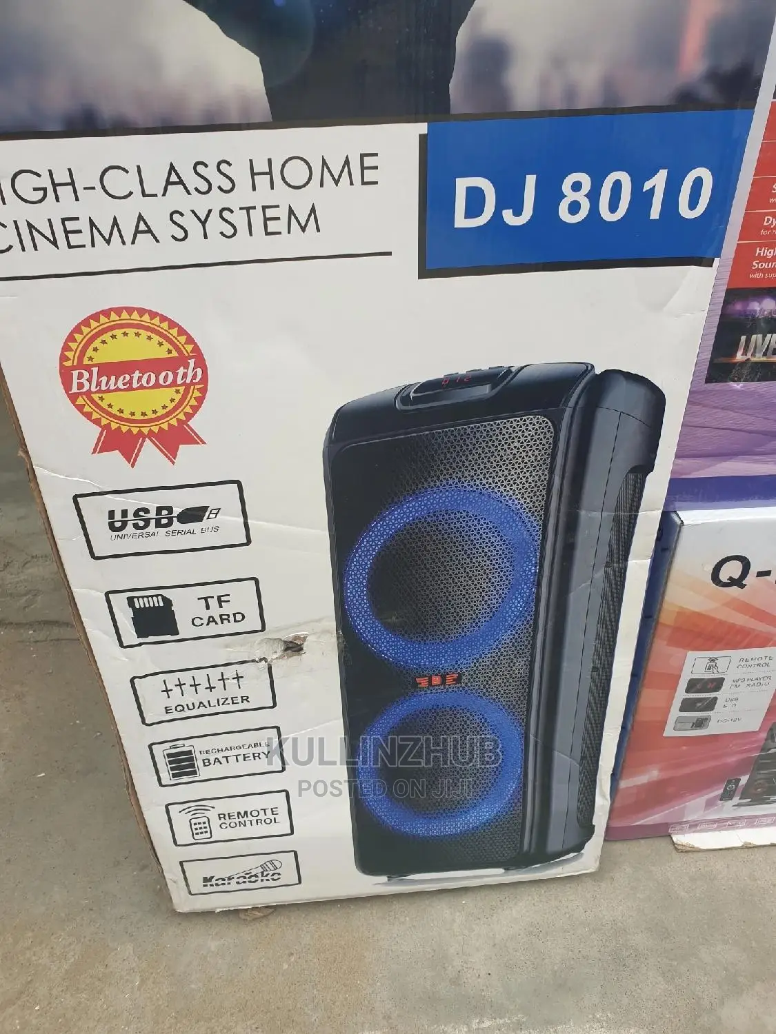 D Jack 8010 Rechargeable High- Class Home Cinema System