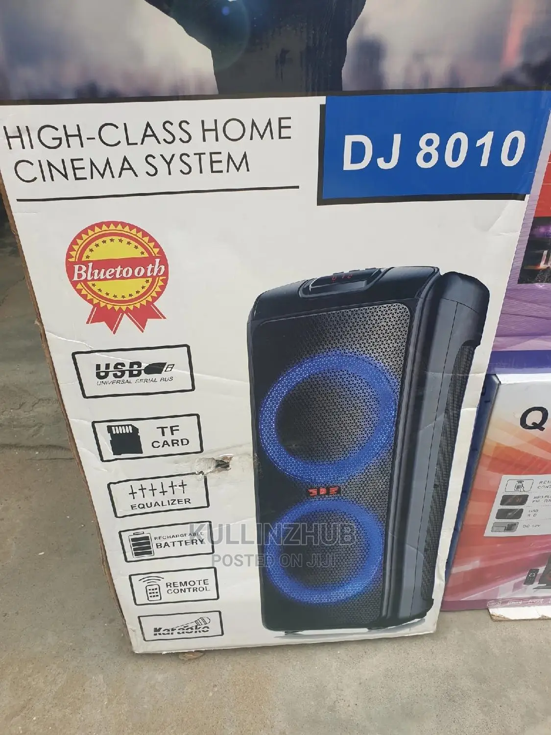 D Jack 8010 Rechargeable High- Class Home Cinema System