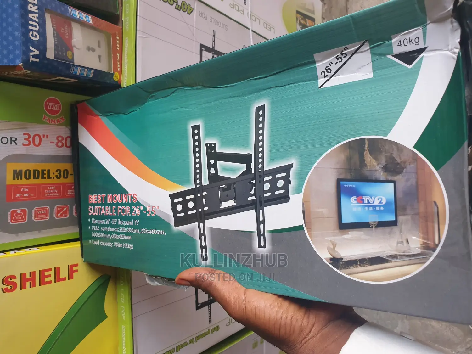 Adjustable- TV Wall Hanger (26" - 55" Inches