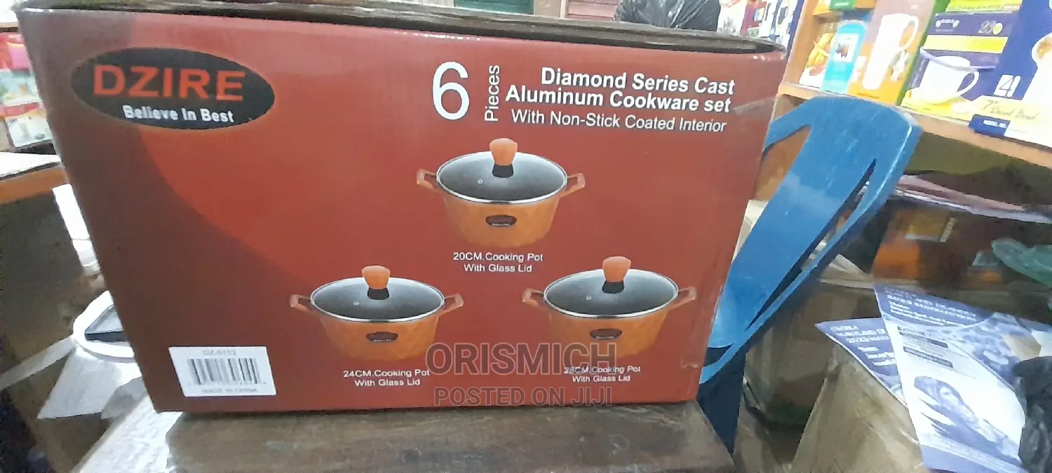 6pcs Non-Stick Aluminium Cookware Set