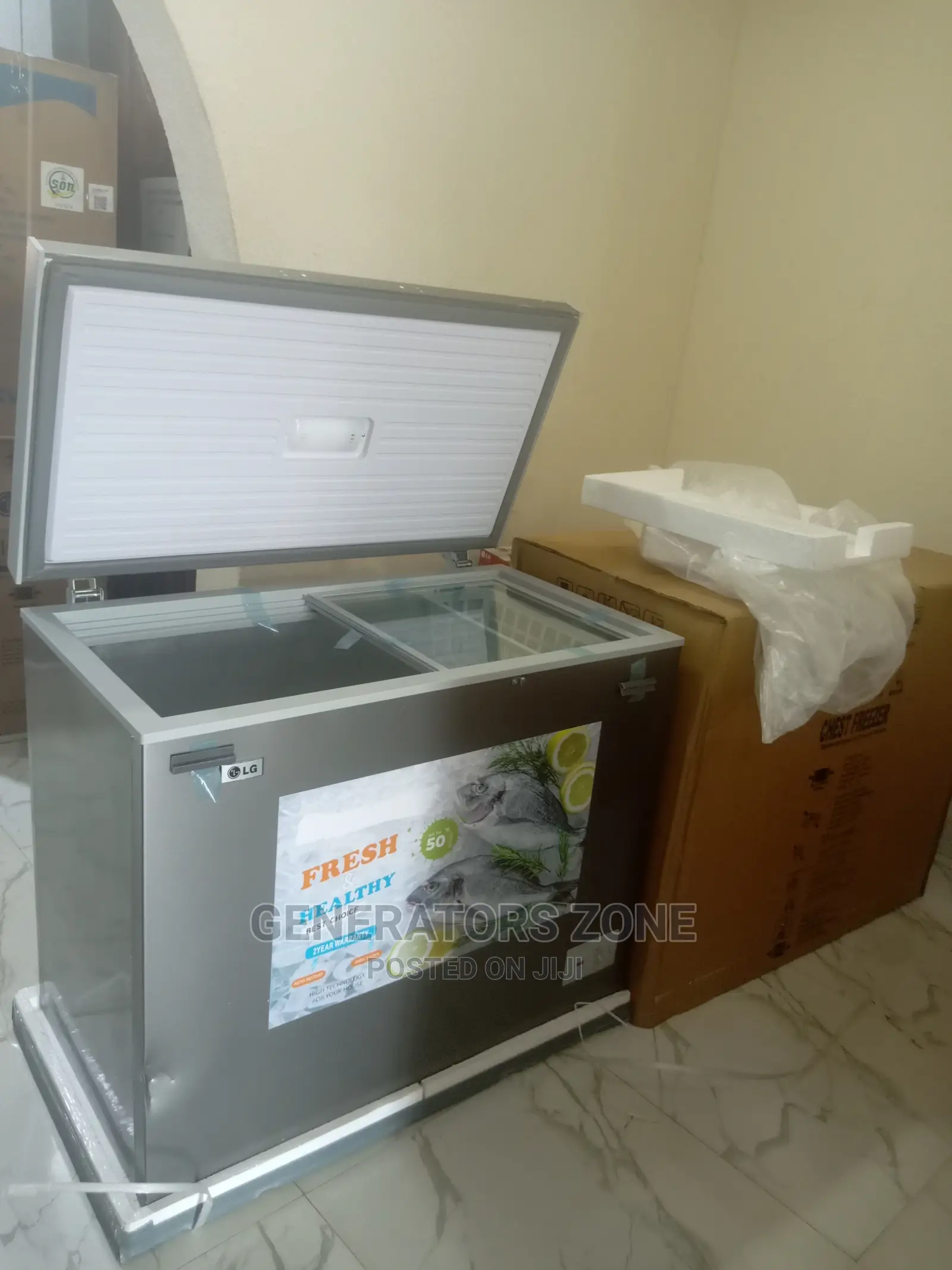 LG Chest Freezer-Lg Gc-320 -200L+Key