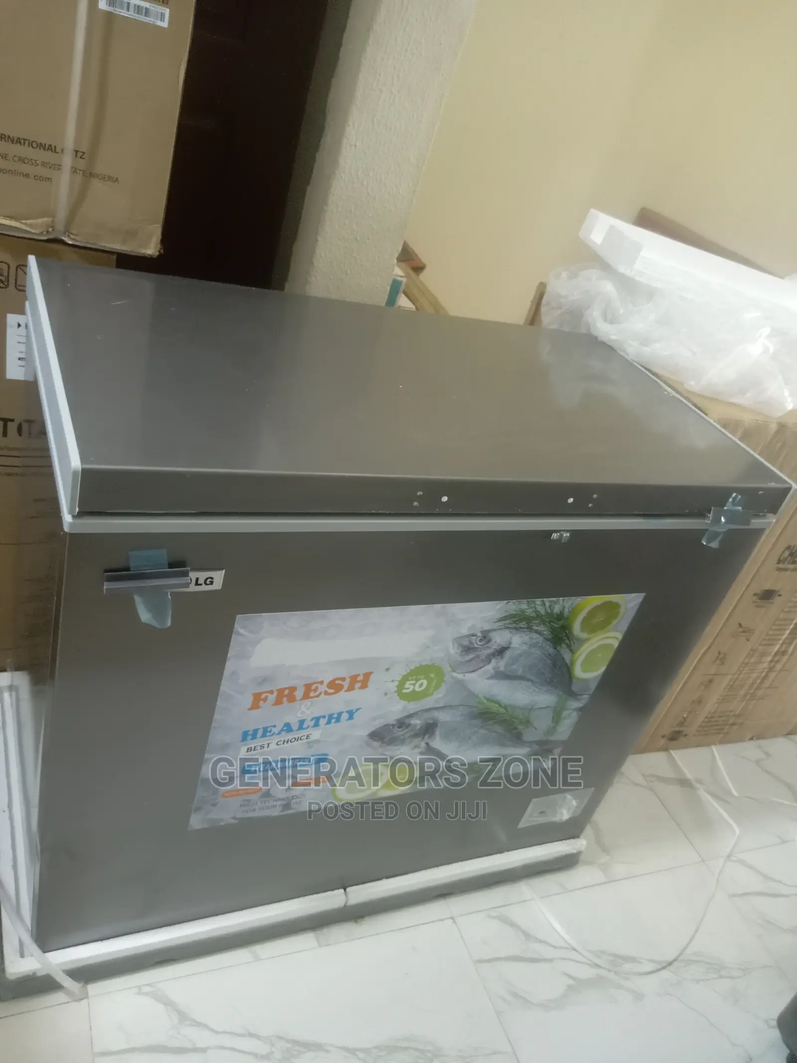 LG Chest Freezer With Lock+Removable Backet|Gc-320(200l)