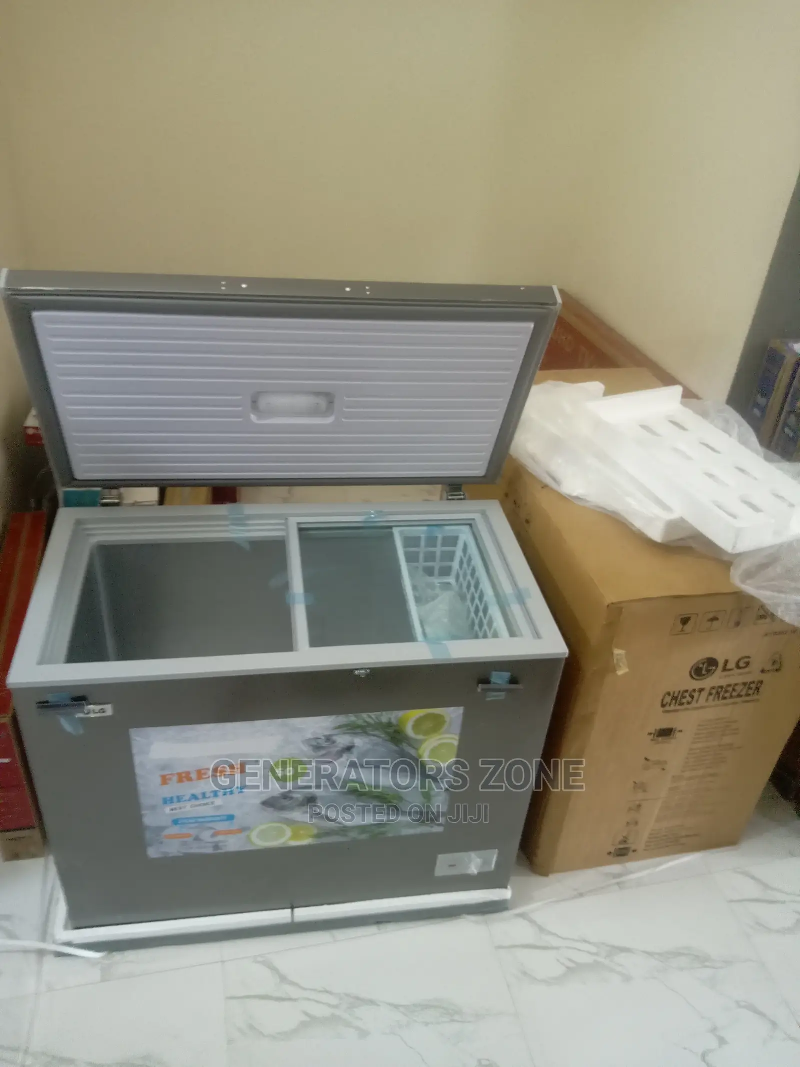 LG Chest Freezer With Lock+Removable Backet|Gc-320(200l)