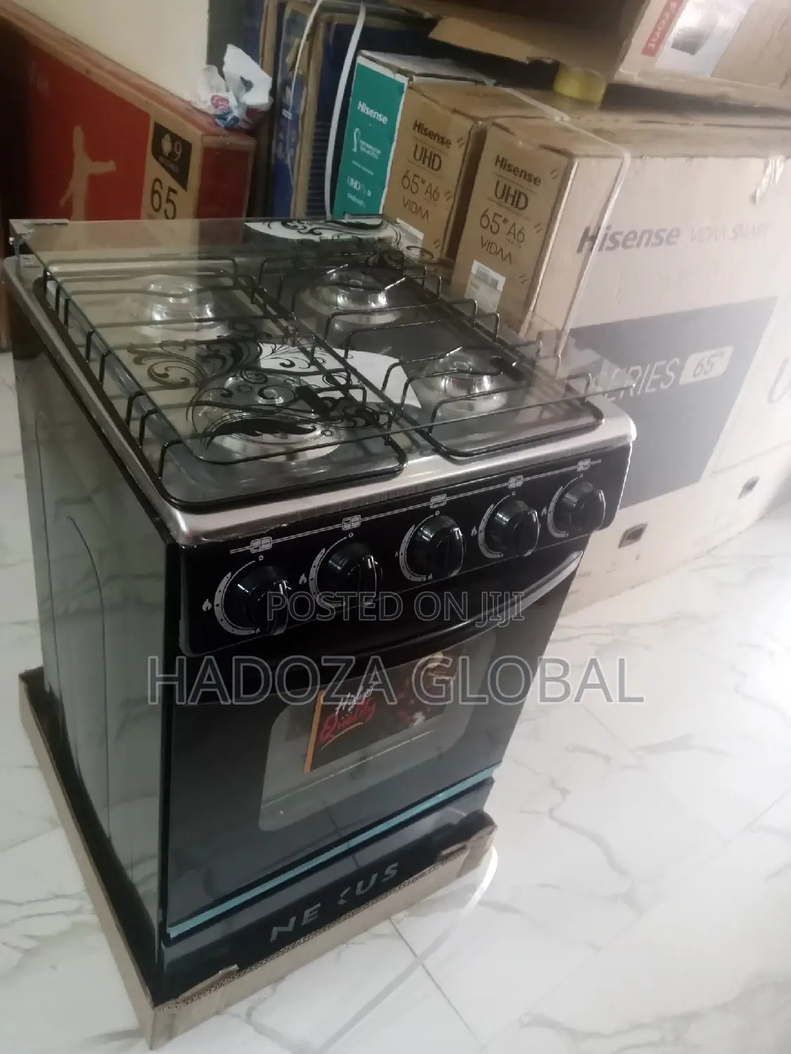Nexus Gas Cooker 4 Gas With Oven