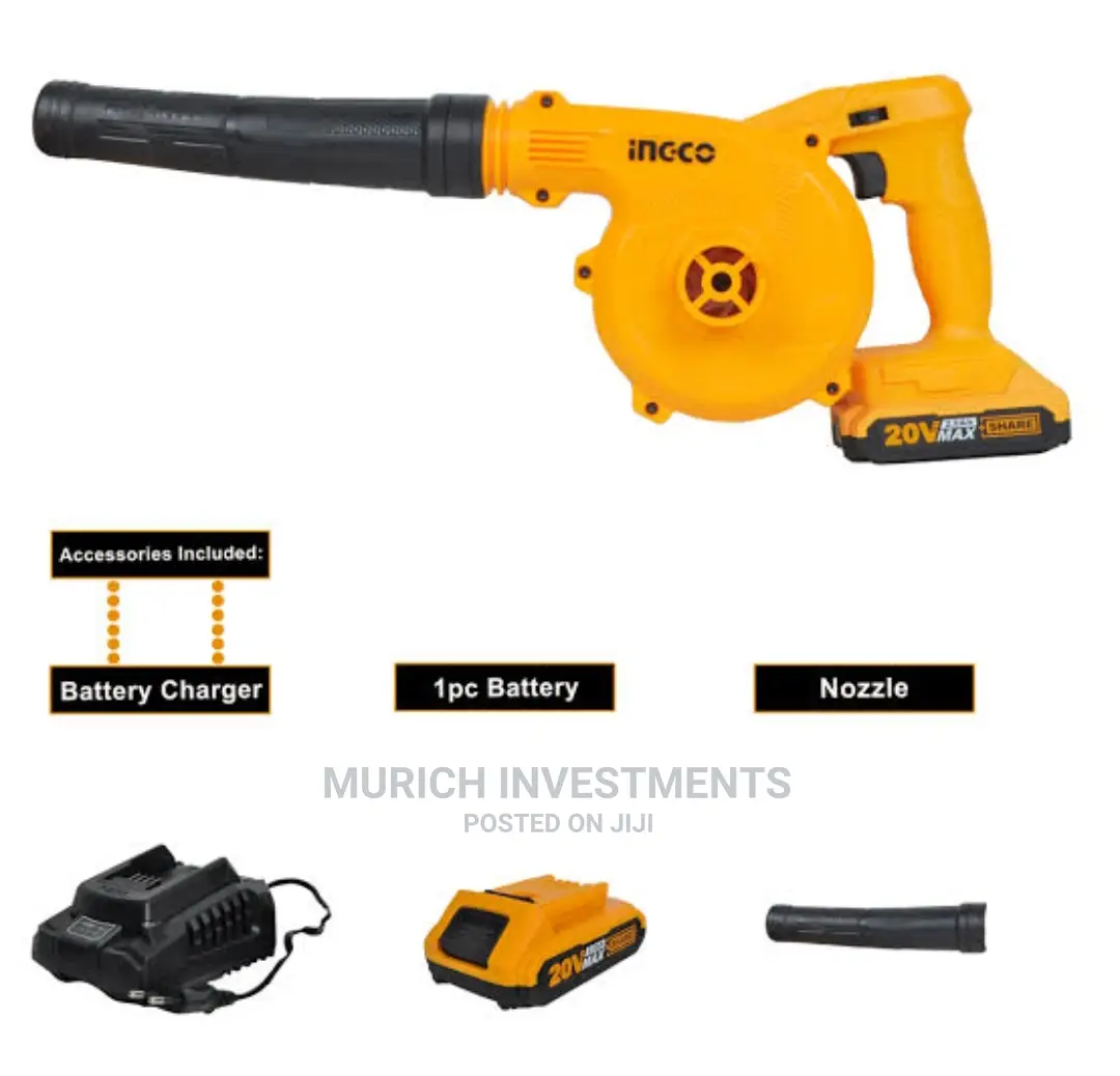 Cordless Blower Dust Extractor With Speed Control