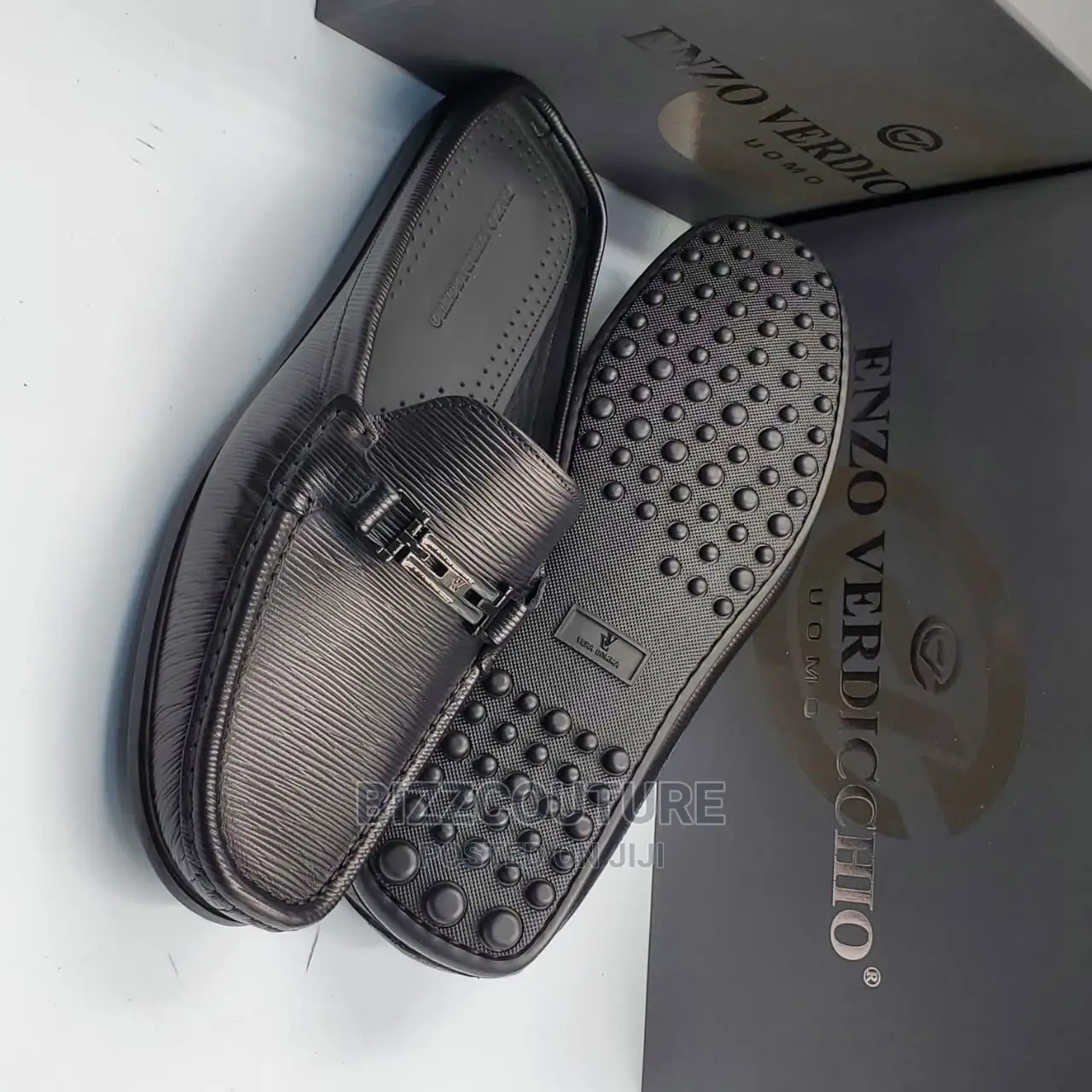 Original Italian Enzo Verdicchio Half Shoes for Men in Store
