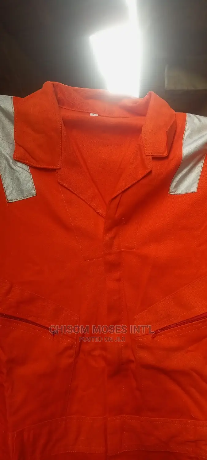 Orange Coverall Of All Sizes And Colours