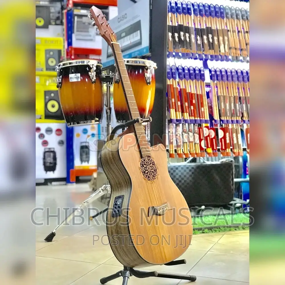 Smiger Lg09 Engraved Hole 40′′ Electro Acoustic Guitar