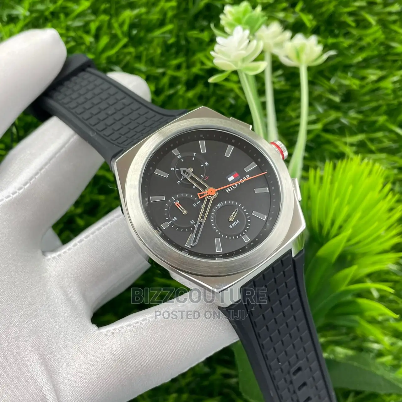 Original TOMMY HILFIGER Rubber Strap Watch Available Instore