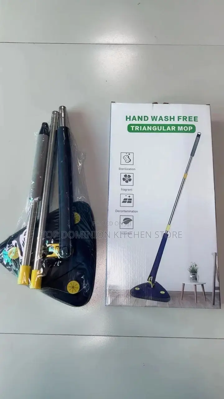 Hand Wash Free Triangle Mop