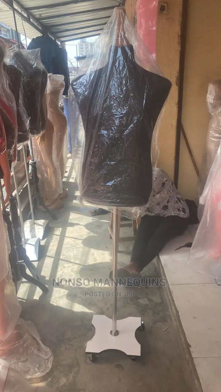 Male Dressform Wirh Trolley Base Stand