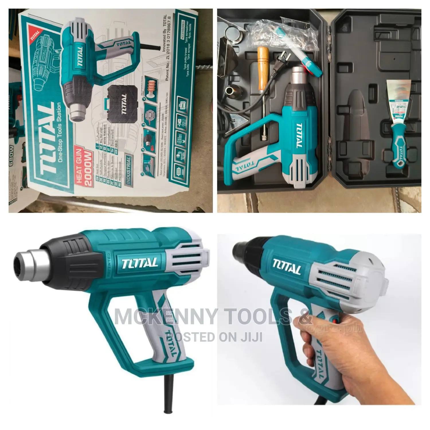 Total Electric Heavy Duty Heat Gun Machine 2000w