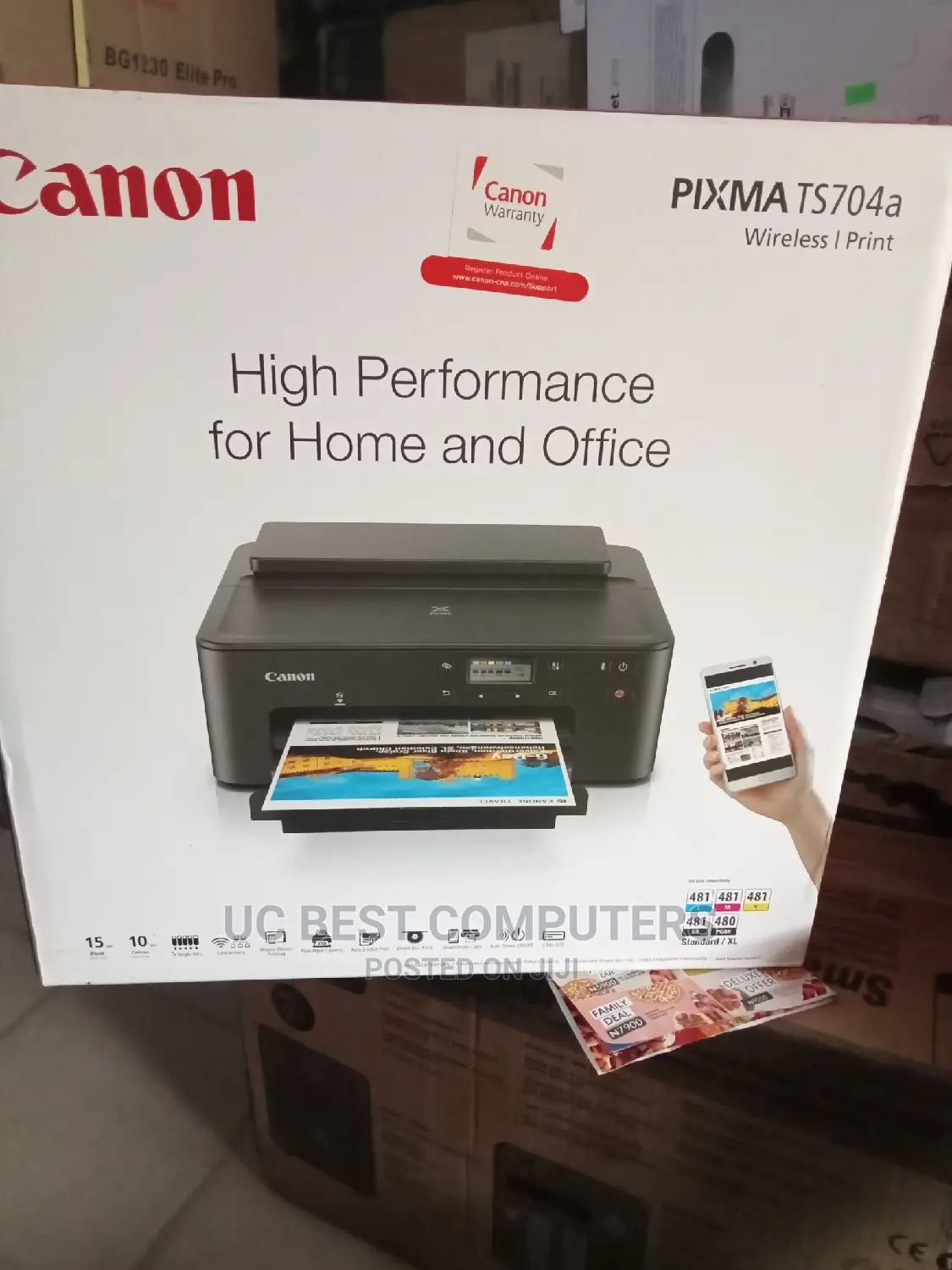 Canon Pixma 704 Id Card Printer
