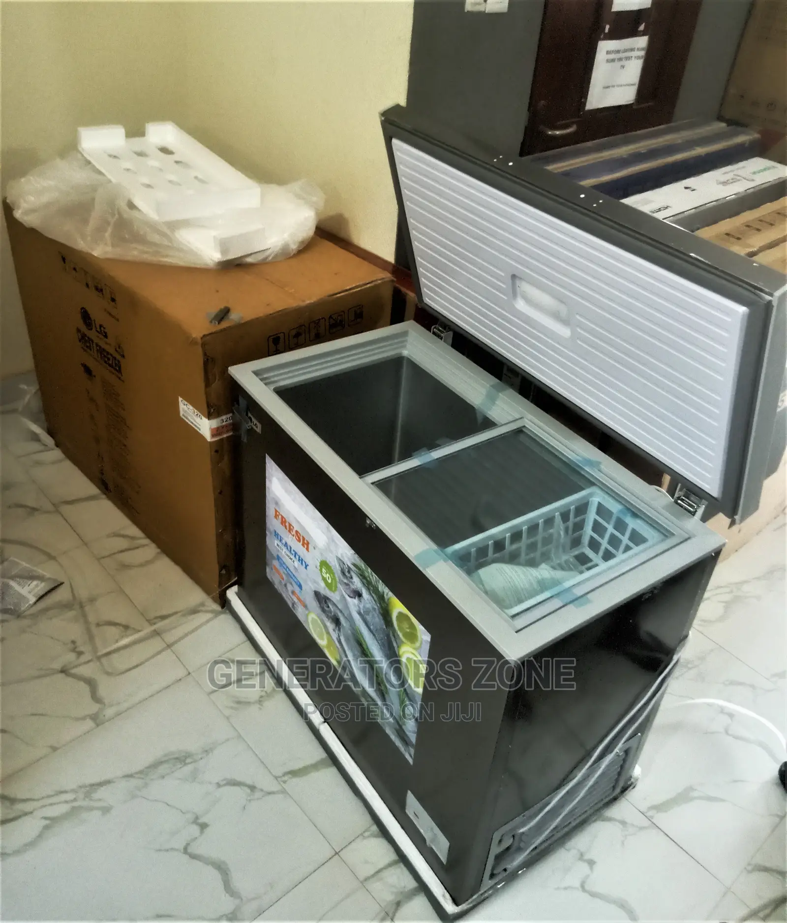 250ltrs LG Freezer(Brand New) PLUS LED Light+Basket