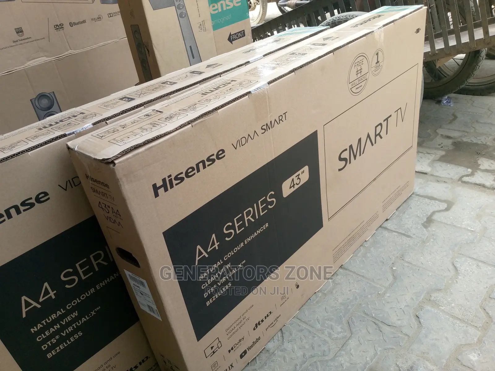 43a4g-Hisense 43'' Uhd Smart Tv Brand New
