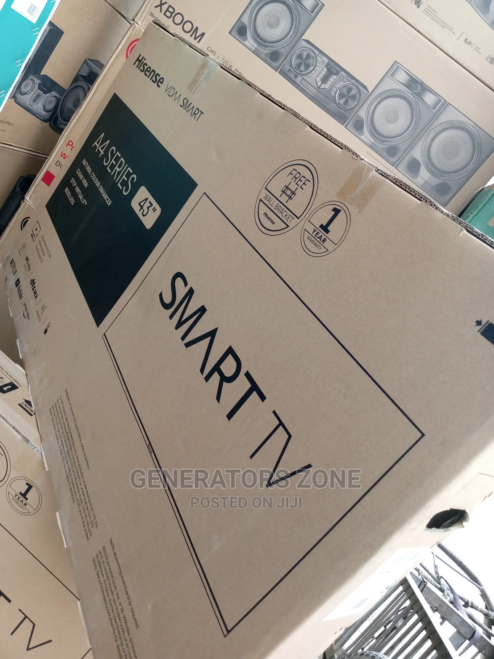 Brand New Hisense 43'' Tv Uhd Smart Tv +Netflix+Hdmi