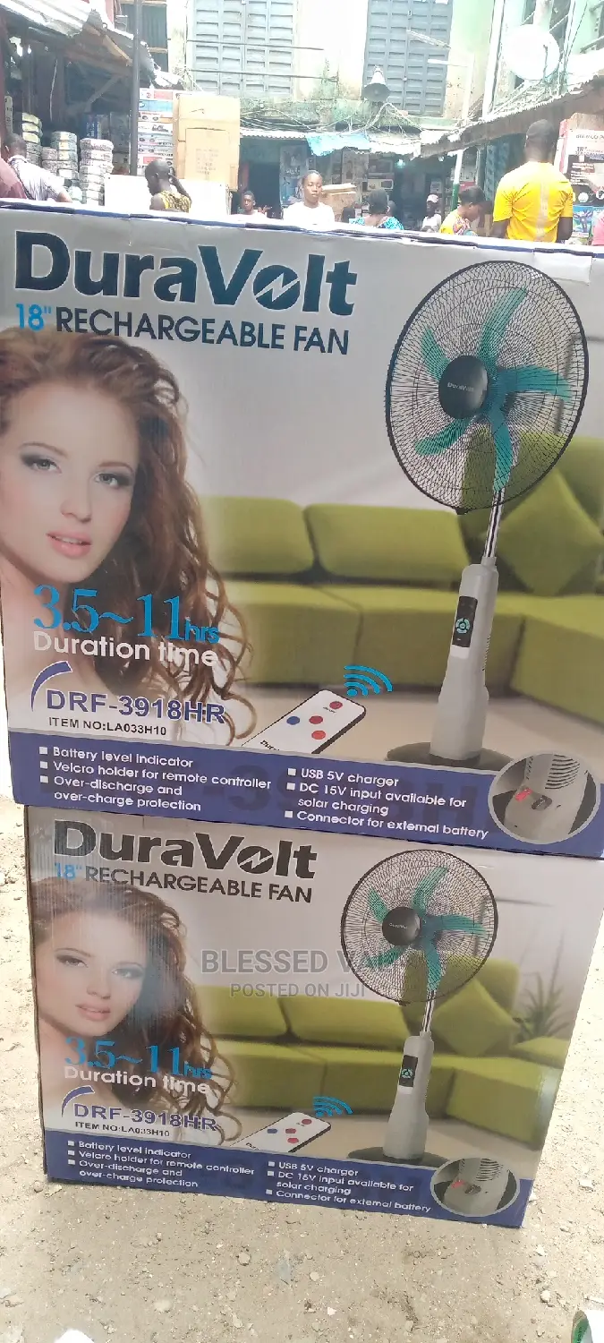 18 Inches Duravolt Rechargeable Fan