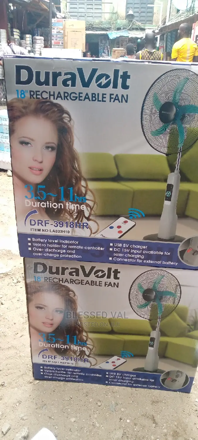 18 Inches Duravolt Rechargeable Fan
