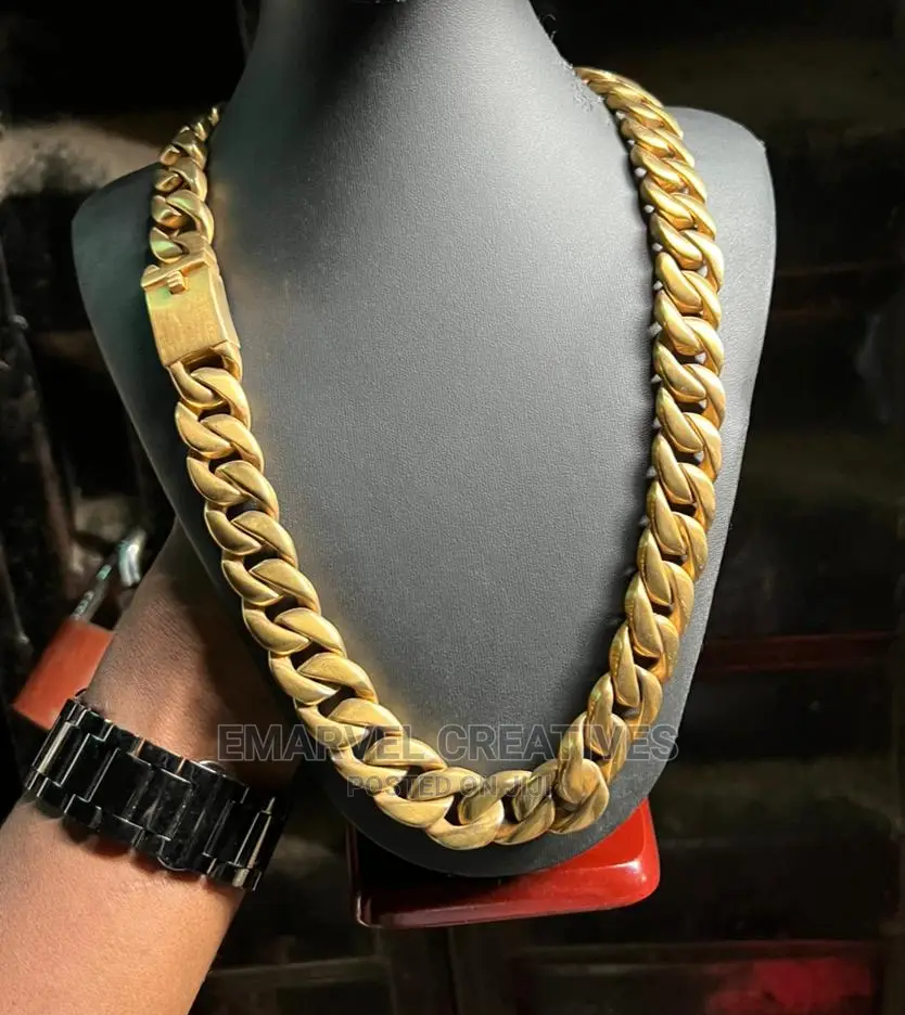 Non Tarnish Cuban Necklace and Handchain
