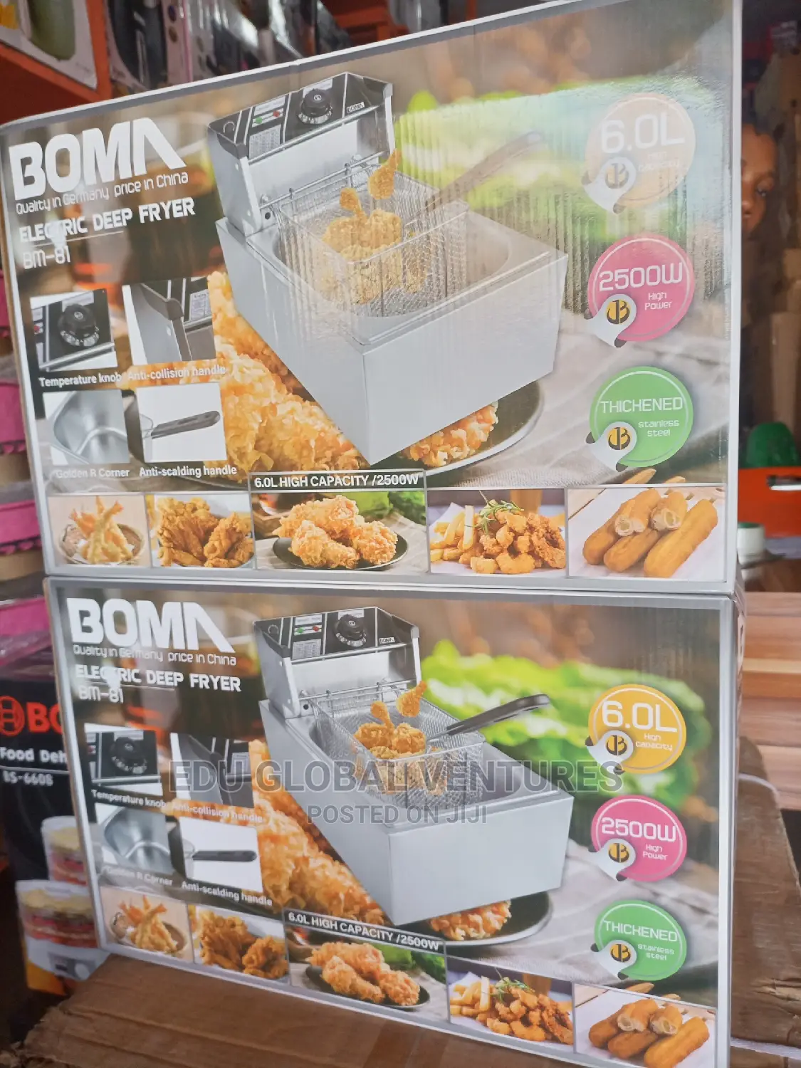 BOMA Electric Deep Fryer 6litres, 2500watts. (Special).
