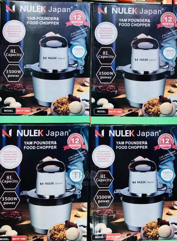 Nulek Japan Yam Pounder and Multifunctional Food Machine-8l