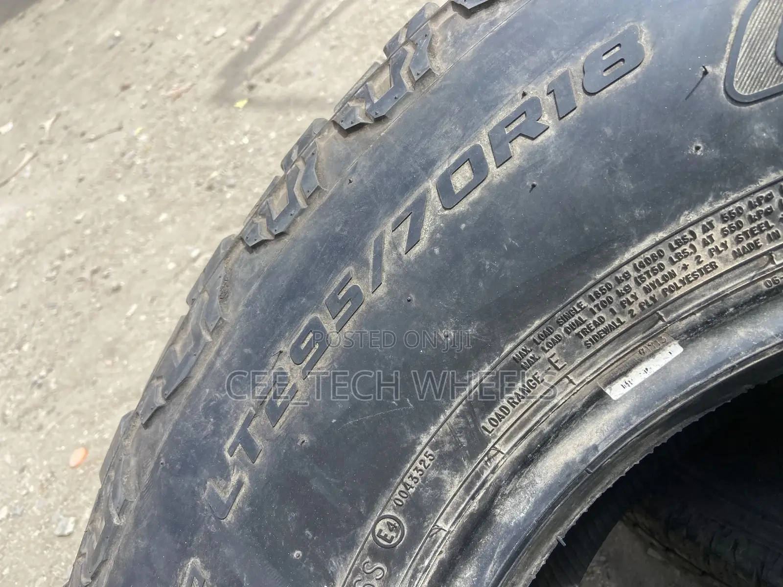 17,18,19/20 Inches Off-Road Tires Available