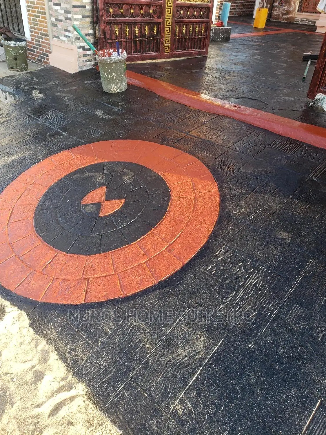 Durable Decorative Patter Floor
