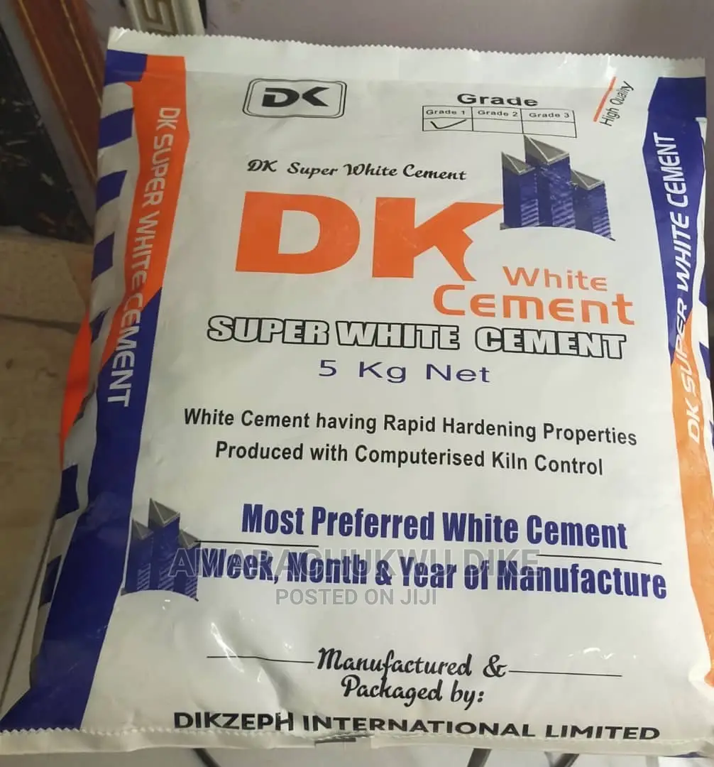 Original Dk Super White Cement for Tiles (25kg)