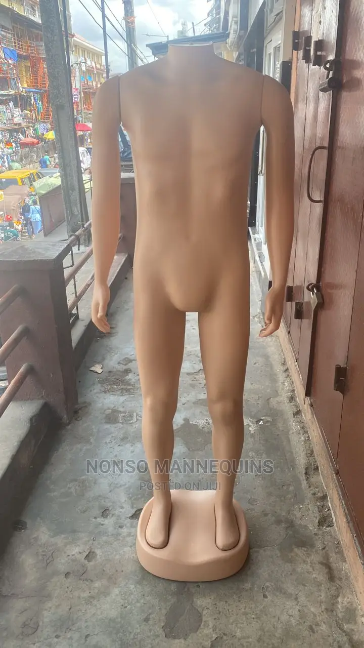 Headless Plastic Male Mannequin