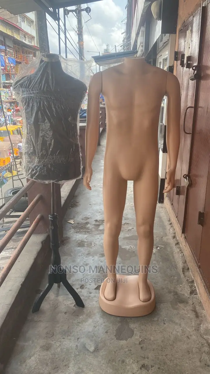 Headless Plastic Male Mannequin