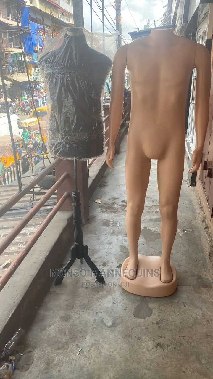 Headless Plastic Male Mannequin