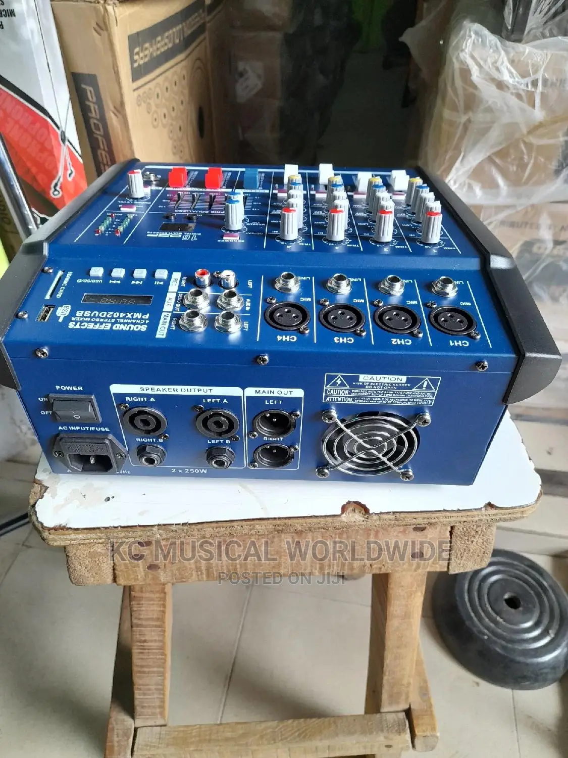 Powered Mixer 4chanels Usb