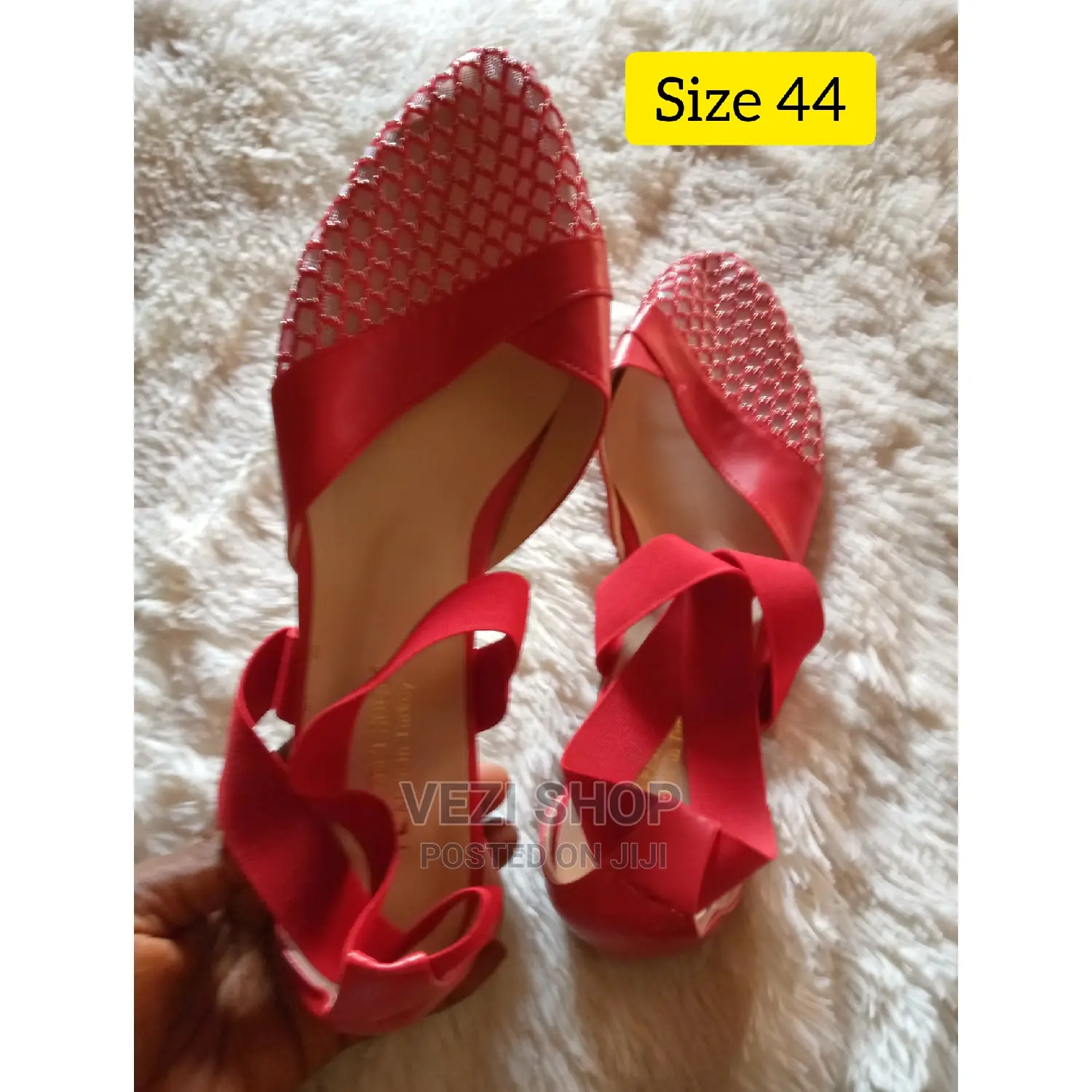 Red Turkey Slip - On Flat Shoes