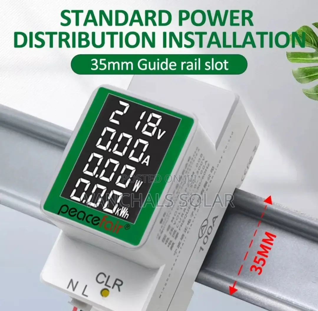 Prepaid Check Meter/Energy Power Meter KWH Voltmeter 100a