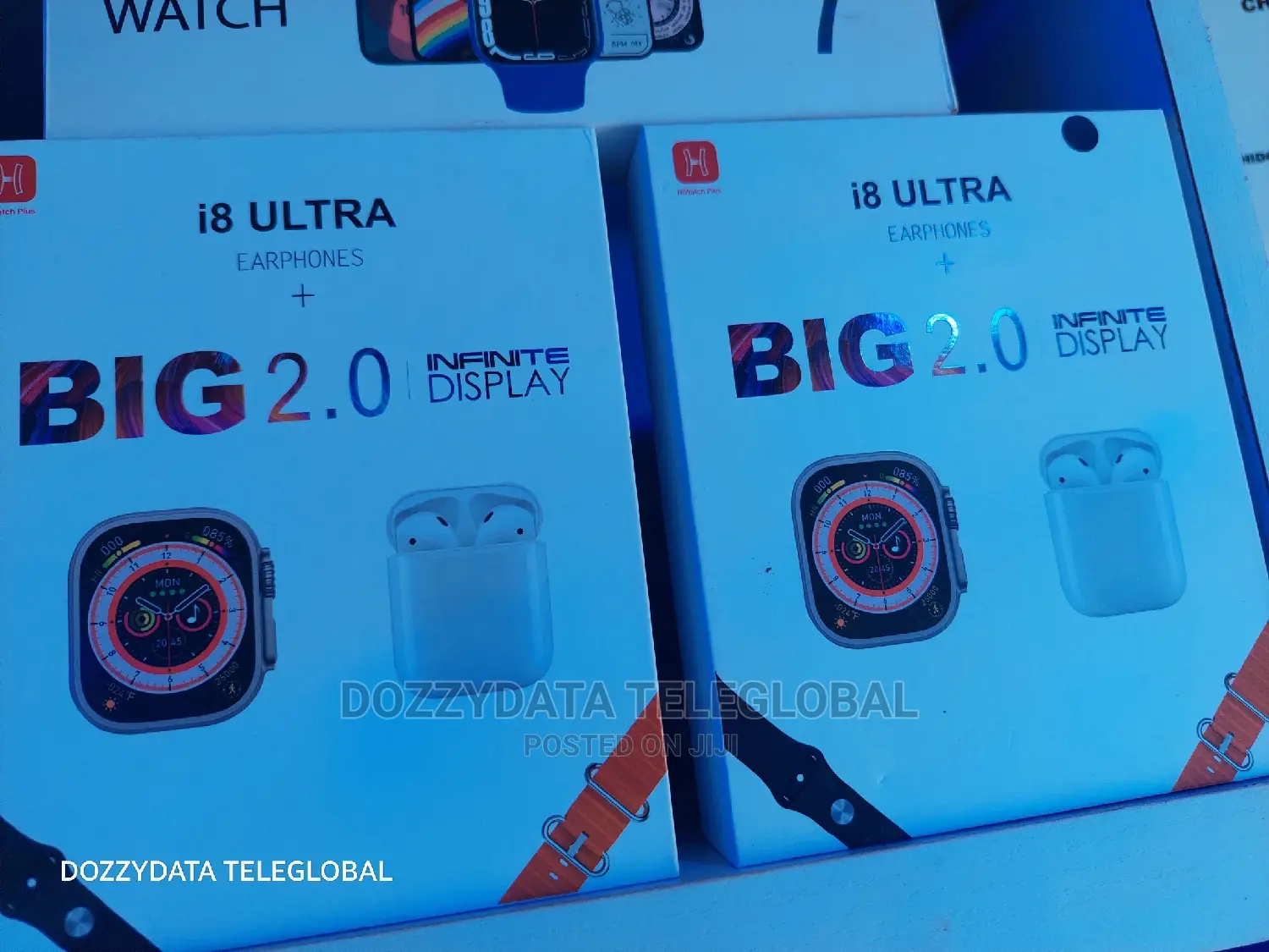 Watch I8 Ultra Smart Watch With Earphones