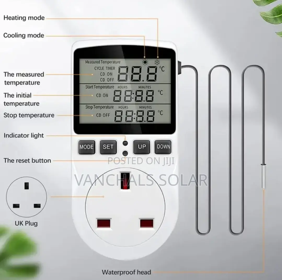 Temperature Controller Thermometer Thermostat 13A