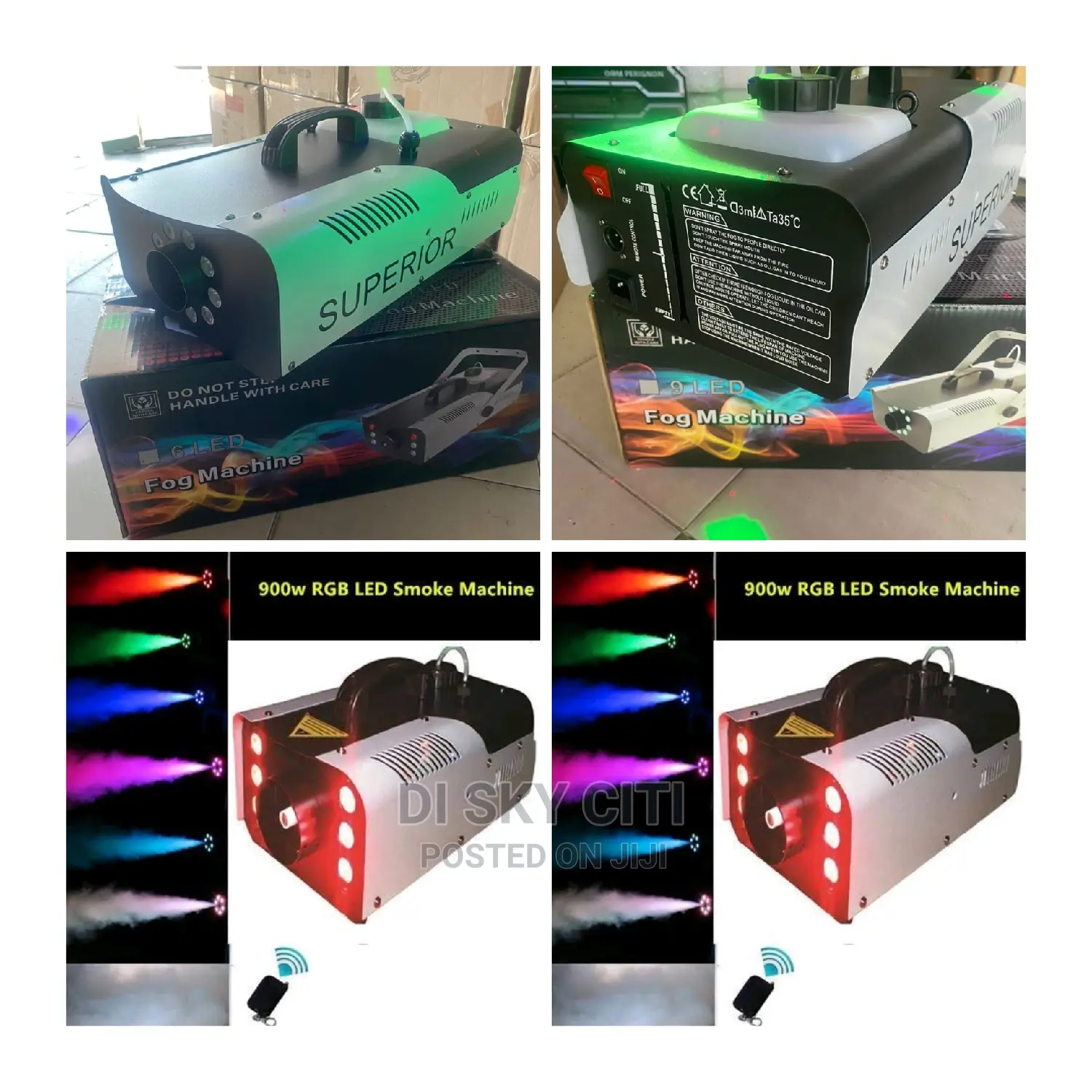 Smoke Machine 1,500watts and Below Are Available