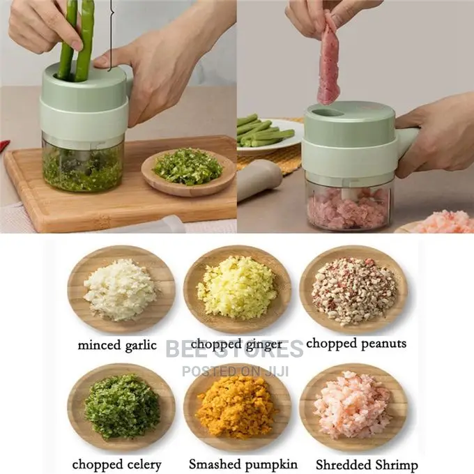 Vegetable Mini Wireless Electric Garlic Food Choppers/Dicer