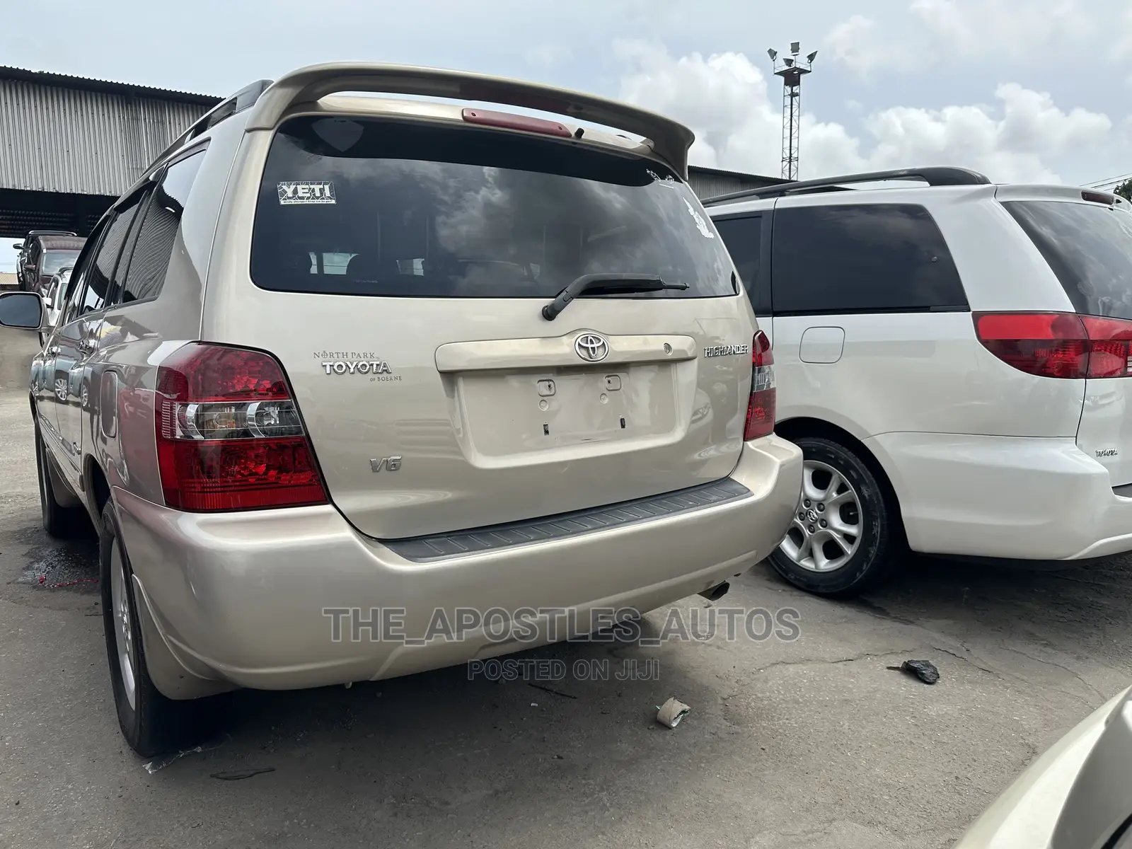 Toyota Highlander Limited V6 4x4 2007 Gold