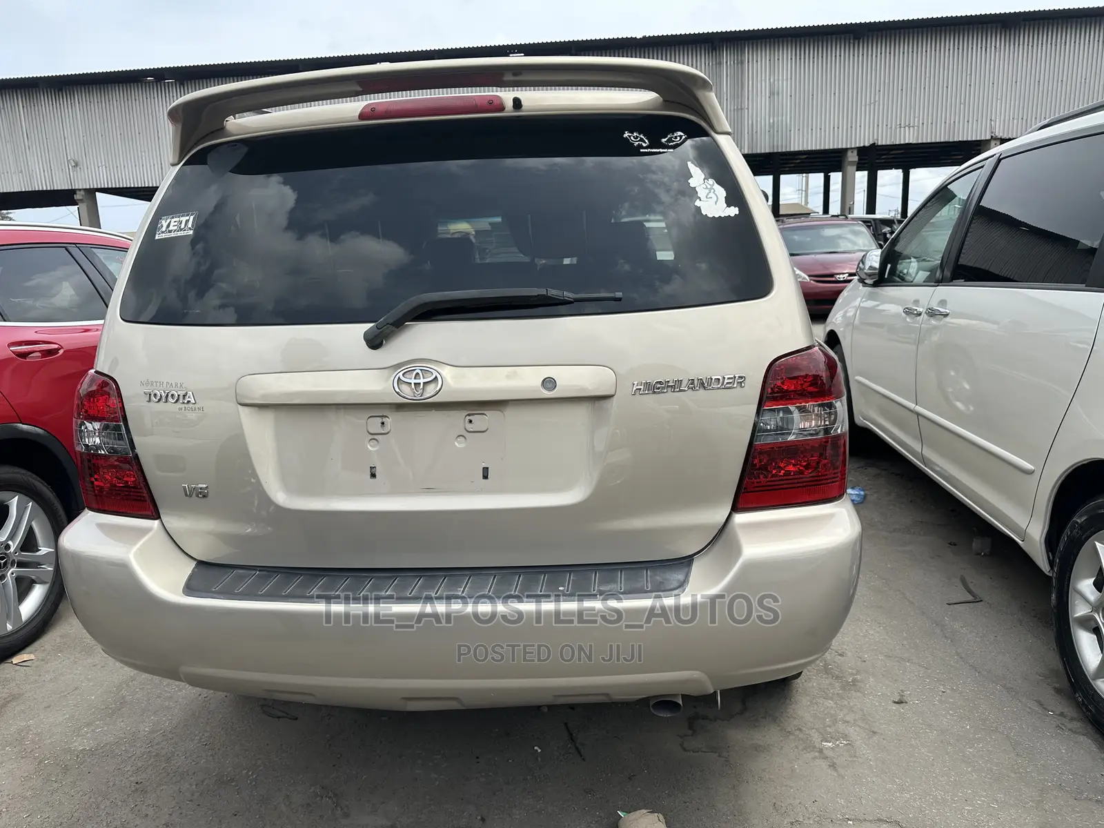 Toyota Highlander Limited V6 4x4 2007 Gold