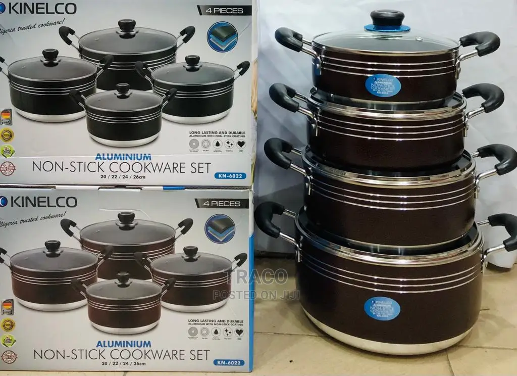 Kinelco - Non-Stick Pot Set - 4 Pieces