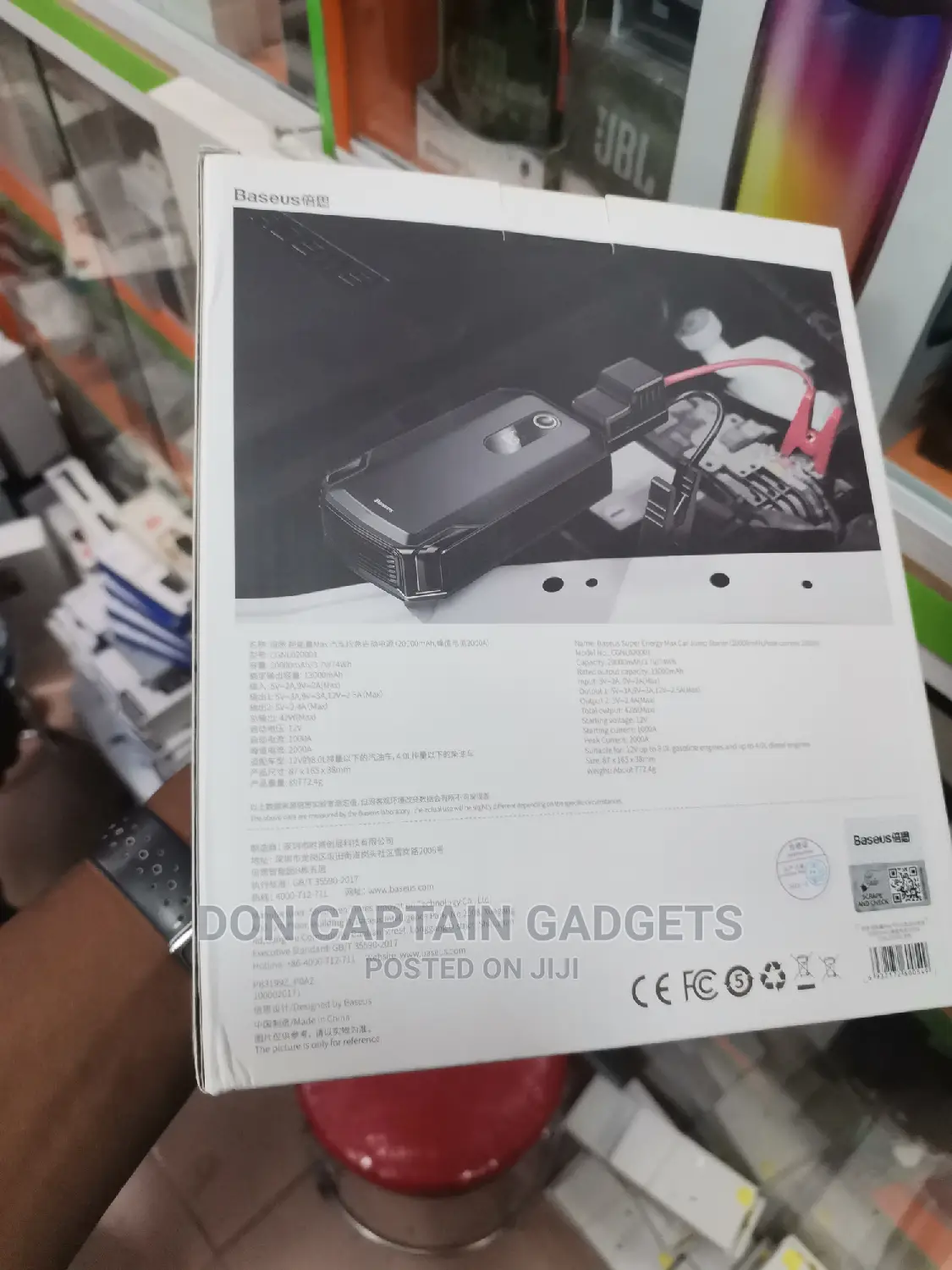 Car Jump Starter 20000mah Baseus Super Energy Max