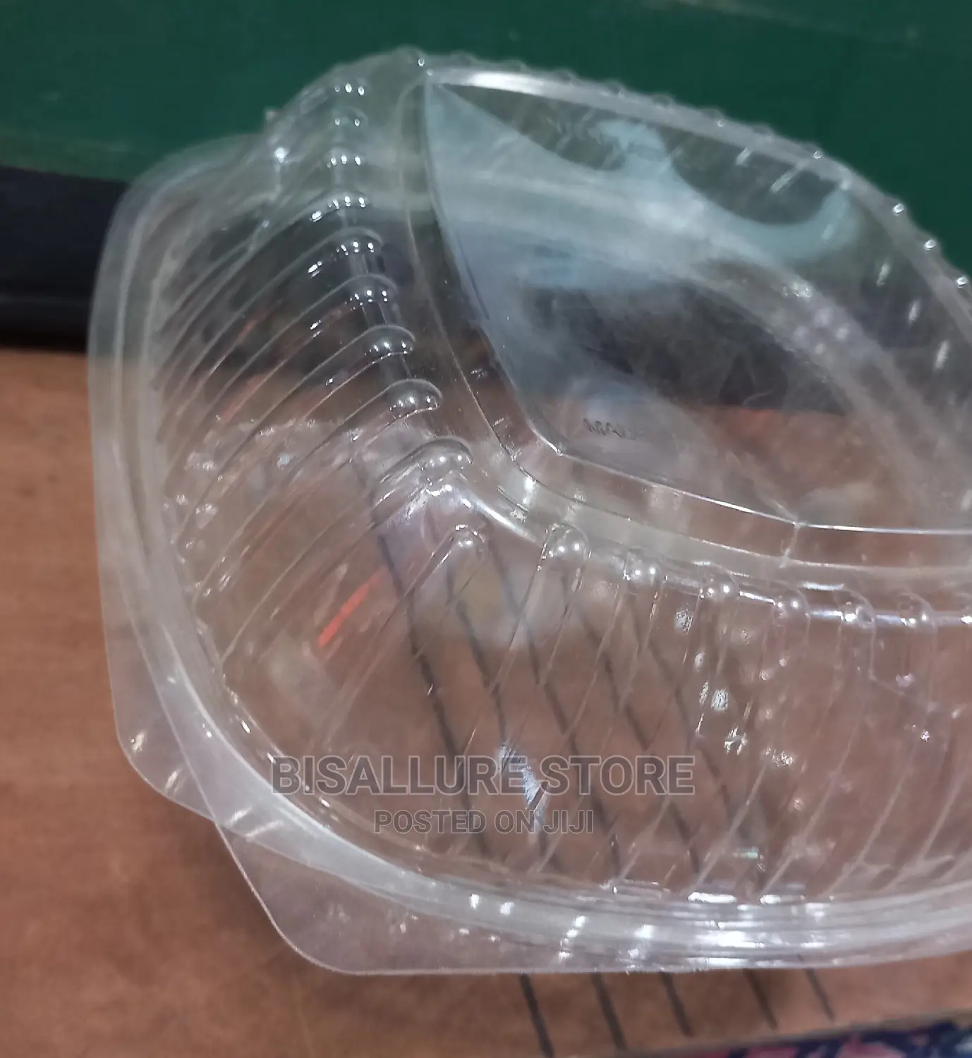 Transparent Burger Plastic Plate -50